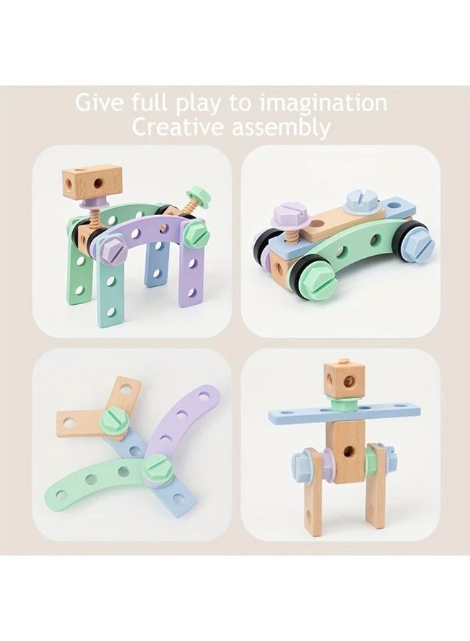 صندوق أدوات إزالة الجوز لعبة خشبية تعليمية للعب الإبداعي وتنمية الخيال - Image 4